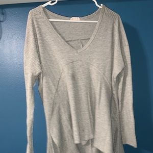 Flowy V Neck Top